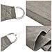 Vela Parasole 160 G /m² Rettangolare Grigio Chiaro 3x6 M In Hdpe - Foto miniatura 6