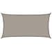 Vela Parasole 160 G /m² Rettangolare Grigio Chiaro 3x6 M In Hdpe - Foto miniatura 1