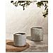 Vaso Per Piante Grigio 34 X 34 X 33 Cm Messene - Foto miniatura 1