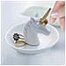 Ring Holder Unicorn - White Ceramic - Foto miniatura 2
