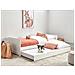 Letto Estraibile Legno Di Pino Gravelines 90 X 200 Cm Bianco - Foto miniatura 1