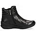 Black Casual Closed Booties Stivaletti Pelle Scarpe Donna Nero Eu 36, 9-25460-29-022 - Foto miniatura 3