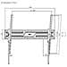 WT100T-319 Supporto TV a parete 2,54 m (100") Nero - Foto miniatura 7