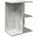 Comodino Grigio Cemento 46,5x29x61 Cm In Legno Multistrato - Foto miniatura 2