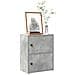 Libreria Grigio Cemento 40x24x52 Cm In Legno Multistrato - Foto miniatura 1