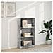 Libreria Grigio Cemento 60x24x109 Cm In Truciolato - Foto miniatura 3
