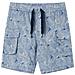 Pantaloncini per Bambini con Coulisse Blu Scuro 116 - Foto miniatura 1