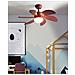 Ventilatore Da Soffitto Con Luce Rosa Logar - Foto miniatura 1