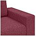 Divano Divanetto Rosso Vino 120 cm in Tessuto - Foto miniatura 7