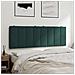 Cuscino Testiera Verde Scuro 120 cm in Velluto - Foto miniatura 4