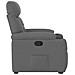 Poltrona Alzapersona Reclinabile Grigio Scuro in Tessuto - Foto miniatura 6