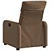 Poltrona Reclinabile in Tessuto Marrone - Foto miniatura 3