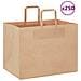 Sacchetti di Carta 250 pz con Manici Marrone 32x22x24 cm - Foto miniatura 1