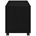 Tavolino con Ruote Rovere Nero 72x33x42,5 cm Legno Ingegnerizzato - Foto miniatura 5