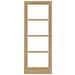 "porta interna con vetro ""ORKDAL"" 73,5x198,5x4 cm in legno massello di pino" - Foto miniatura 3