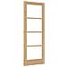 "porta interna con vetro ""ORKDAL"" 73,5x198,5x4 cm in legno massello di pino" - Foto miniatura 1