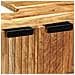 Mobile soggiorno a 3 pezzi marrone 60x33x75 cm in legno massello di acacia. - Foto miniatura 9