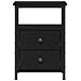 Comodini 2 pz Rovere Nero 34x35,5x50 cm Legno di Argilla - Foto miniatura 7