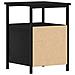 Comodini 2 pz Rovere Nero 34x35,5x50 cm Legno di Argilla - Foto miniatura 9