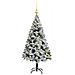 Albero di Natale artificiale con 150 LED Bianco 120 cm - Foto miniatura 4