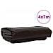 Telo 650g / m² Marrone 4 x 7 m Tela con rivestimento in PVC - Foto miniatura 2
