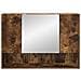 Mobiletto per specchio da bagno Rovere fumo 80 x 17 x 55 cm - Foto miniatura 6