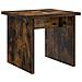 Mobile per scarpe 2 pcs Rovere fumé Legno multistrato - Foto miniatura 7