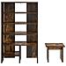 Mobile per scarpe 2 pcs Rovere fumé Legno multistrato - Foto miniatura 8