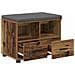 Panca per ingresso con cuscino Legno vecchio 60 x 38 x 46 cm - Foto miniatura 5