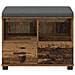 Panca per ingresso con cuscino Legno vecchio 60 x 38 x 46 cm - Foto miniatura 6