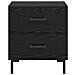 Armadio da Notte 2 pcs Rovere Nero 40 x 35 x 47,5 cm - Foto miniatura 7