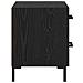 Armadio da Notte 2 pcs Rovere Nero 40 x 35 x 47,5 cm - Foto miniatura 8