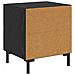 Armadio da Notte 2 pcs Rovere Nero 40 x 35 x 47,5 cm - Foto miniatura 9