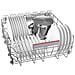 Bosch SMP4ECC72S Serie 4 Lavastoviglie da incasso sottopiano 14 coperti Acciaio nero spazzolato anti-impronta Classe A, Sottopiano, Dimensione massima (60 cm), Nero, Pulsanti, 1,75 m, 1,65 m - Foto miniatura 4
