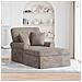 Chaise Longe con Gonna con cuscino Sabbia 157 x 91 x 91 cm ARES - Foto miniatura 2