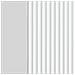 Armadio da Notte 2 pcs Bianco Lucido 43 x 34,5 x 50 cm - Foto miniatura 8