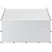 Pollaio con tetto Argento 200 x 200 x 150 cm Acciaio zincato - Foto miniatura 4