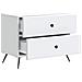 Armadio da Notte con cassetto Bianco 62 x 34,5 x 47,5 cm - Foto miniatura 3