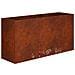 Vaso da giardino 2 pz Ruggine 100 x 30 x 49 cm Acciaio Corten - Foto miniatura 4