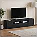 Mobile TV LED a 5 pezzi Nero Legno ingegnerizzato - Foto miniatura 3