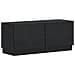Mobile TV LED a 5 pezzi Nero Legno ingegnerizzato - Foto miniatura 6
