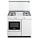 Cucina freestanding 86x50 4 portab. Bianca, accensione elettronica a pulsante - Foto miniatura 1
