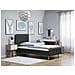 Letto Singolo In Tessuto Grigio 90x200cm - Rennes - Foto miniatura 18