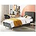 Letto Singolo In Tessuto Grigio 90x200cm - Rennes - Foto miniatura 27