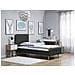 Letto Singolo In Tessuto Grigio 90x200cm - Rennes - Foto miniatura 10