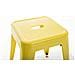 Panchetto Multiuso Armin in Metallo I Sgabello Industriale Impilabile I Sgabello Fisso Urban da Cucina Alt. 46 CM I Carico Max 200 kg Giallo - Foto miniatura 3