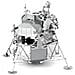 Metal Earth Apollo Lunar Module Puzzle Di Metallo 3d - Foto miniatura 1