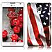 Custodia Compatibile Con Lg Optimus L7 Ii Con Stampa Stars And Stripes - Hard Case Coperchio Protettivo Con Design Alla Moda - Foto miniatura 1