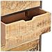 Cassettiera 45x30x105 cm in Legno Massello di Mango - Foto miniatura 6