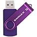 64gb Memory Stick Usb 2.0 Flash Drive Swivel Thumb Drive Pen Drive (64gb Viola)  - Foto miniatura 3